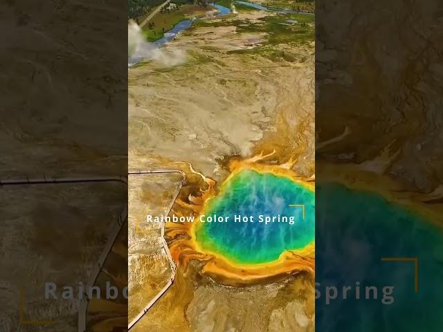 Rainbow Hot Spring #travel #shorts #nomadnuggets #yellowstone #usa #usatravel #usatop10 Top 10 USA