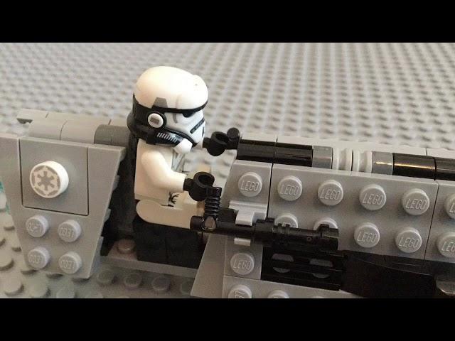 Rebel Pilots vs Patrol Troopers- Lego Star Wars Stop Motion