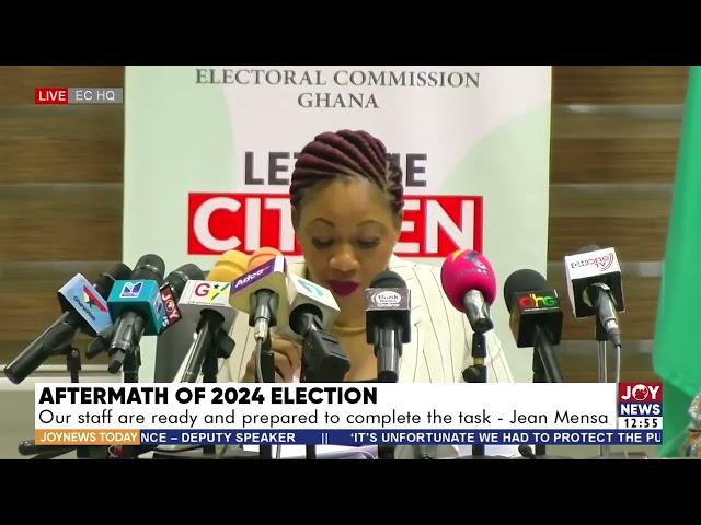 Electoral Commission addresses public on controversy over delayed constituency collation results