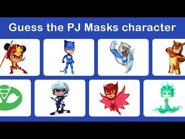 PJ Masks Quiz: Guess the character in 5 seconds