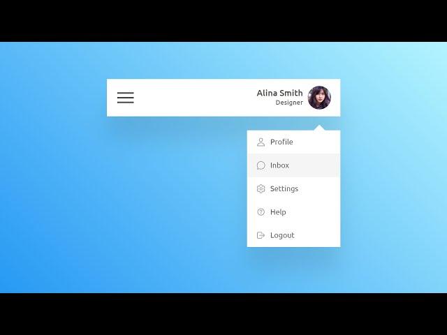 How To Create Dropdown Menu using CSS and JavaScript