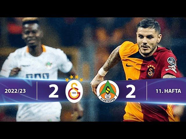 Galatasaray - C. Alanyaspor (2-2) Highlights/Özet | Spor Toto Süper Lig - 2022/23