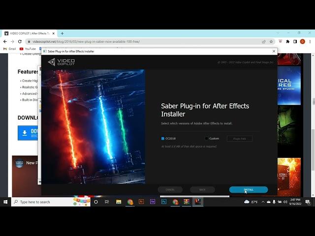 How to Download and Install Saber Plugin in After Effects