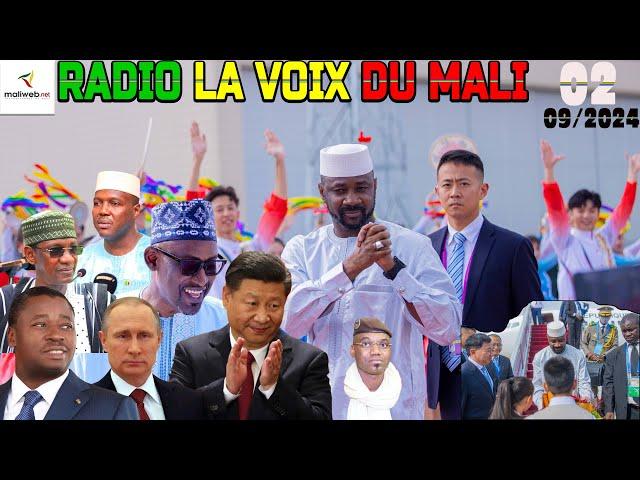 La Revue de Presse de la RADIO LA VOIX DU MALI du 02 SEPTEMBRE 2024