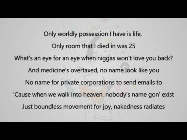 Noname - No Name (Lyrics)