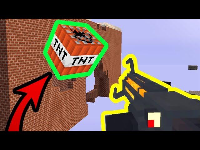 КРУТОЙ ТNT WARS ! GRAVITY WARS В МАЙНКРАФТЕ! TNT WARS MINECRAFT! БИТВА ТНТ ПУШКАМИ! ЗА ЗОЛОТО!