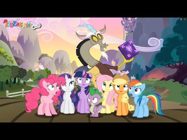 My Little Pony | Rainbow Runners Full Movie Game | Pequeno Pónei | ZigZag Kids HD