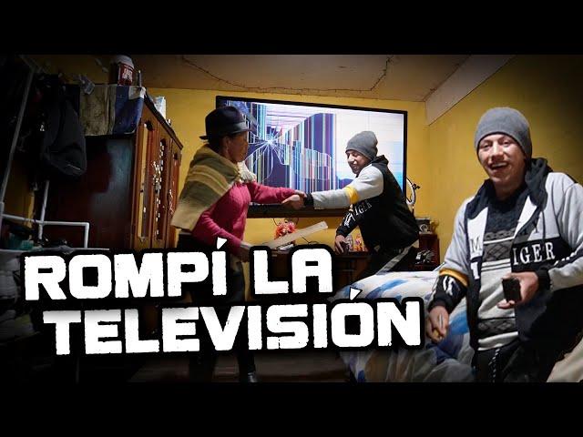 ROMPÍ LA TELEVISIÓN DE MI CASA (Broma a mi madre) SALE MAL | Juvenal