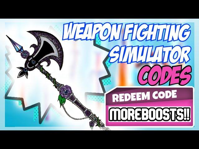 (2022) **NEW** ️ Roblox Weapon Fighting Simulator Codes ️ ALL 3x️ CODES!