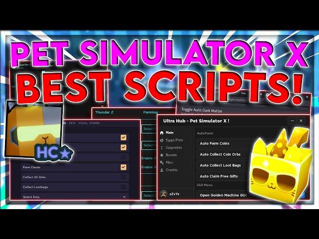 [NEW] Pet Simulator X Script GUI / Hack | OP Auto Farm | Enchant All / Open Eggs | *PASTEBIN 2022*