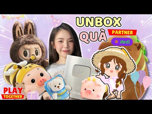 Dedi Bất Ngờ Nhận Nút Bạc Unbox Quà Sinh Nhật Pope Team | Play Together