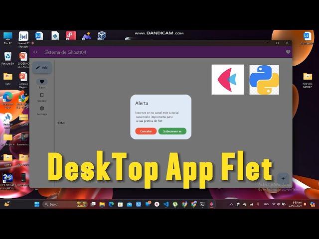 Desktop App Flet Python - 6 minutes