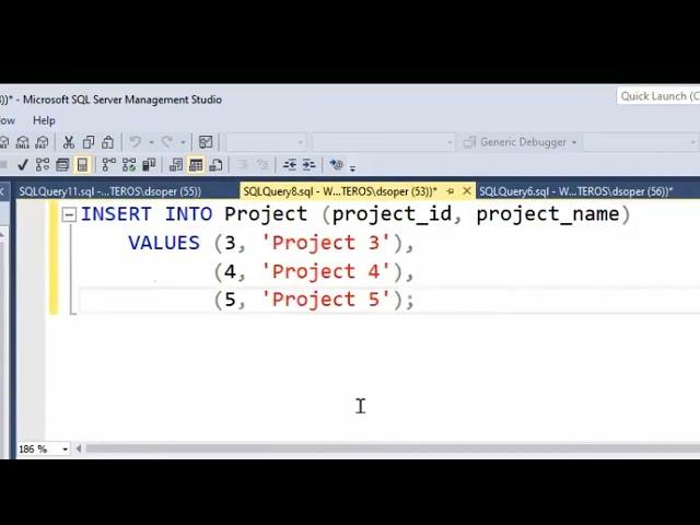 Topic 03, Part 06 - Adding Data using the SQL INSERT INTO Statement