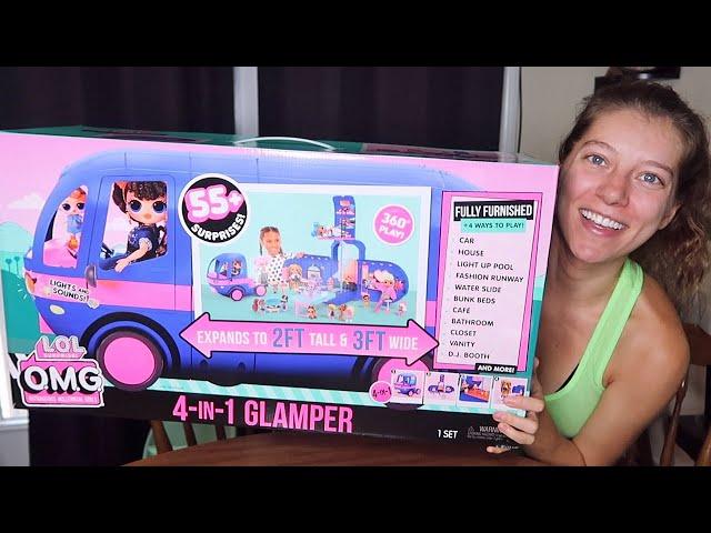 LOL Surprise OMG 4 in 1 Glamper Unboxing Review