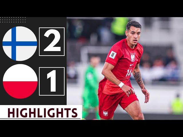 Jakub Kiwior Goal | Finland vs Poland 2-1 Highlights | FIFA World Cup Qualifiers 2026