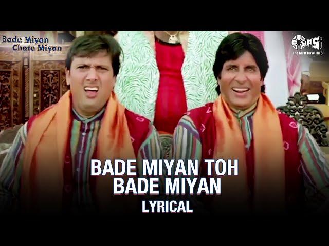 Bade Miyan Chote Miyan - Title Track | Bade To Bade Miyan Chote Miyan Subhanallah