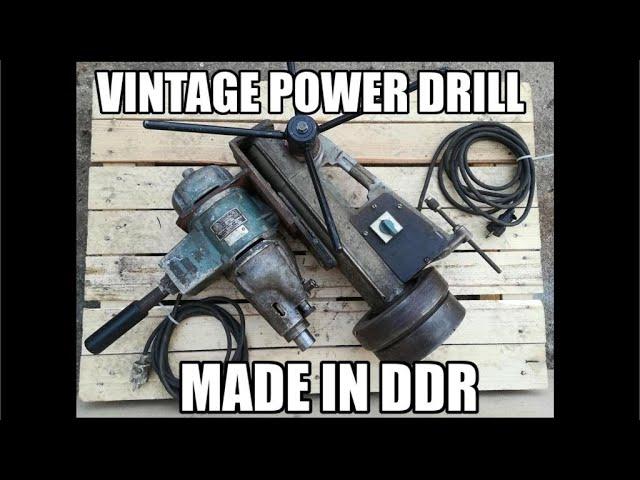 POWERFULL VINTAGE DDR DRILL THW32 Hönnecke & Ditter KG / Eibenstock MADE IN GERMANY