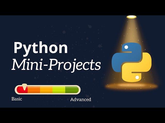 3 Mini Projects in Python - For Beginners