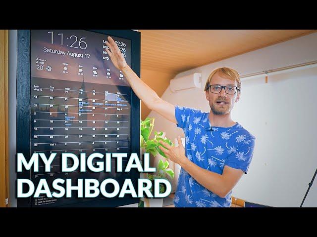 Making a Digital Dashboard! (w/ Google Calendar integration)