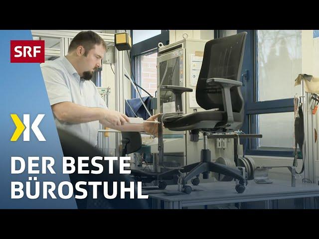 Bürostühle im Test: Der richtige Stuhl fürs Homeoffice | 2021 | Kassensturz | SRF