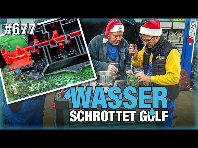 ERROR FIASCO in the completely soaked Golf Plus!  | Mercedes E200 without power!  Fuel? LMM??