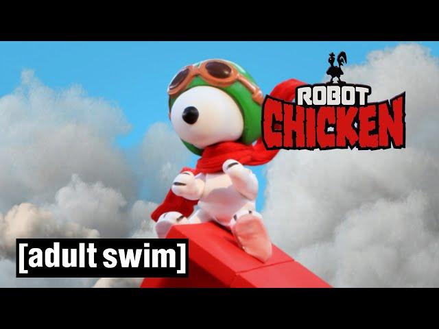 Robot Chicken | Snoopy's Flying Aces | Adult Swim UK 