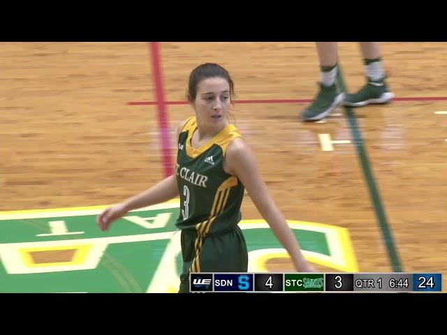 OCAA Women's Basketball Sheridan College vs St  Clair College January 13th, 2019