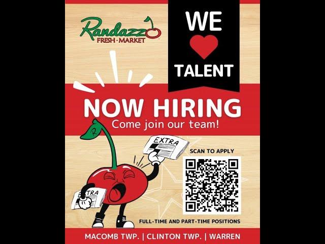 March NOW HIRING We love talent!