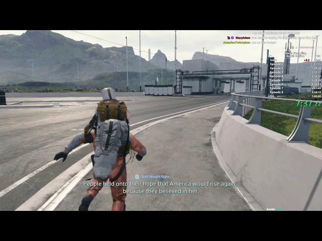 Death Stranding Speedrun in 5:40:10 RTA