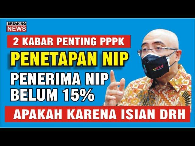  2 INFO PENTING, BERITA KURANG SEDAP TENTANG PENETAPAN NIP PPPK