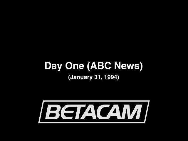 Day One (ABC News Magazine) (January 31, 1994) [Betacam] *[CC]*