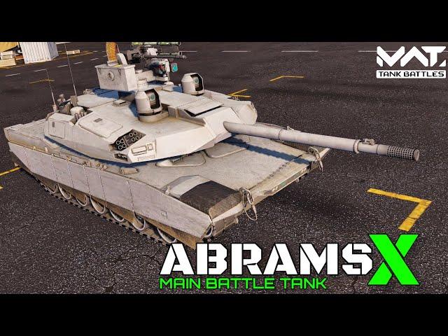 Abrams X First VIP Battlepass Tank Overview And Gameplay || MWT Tank Battle Closed Alpha Test