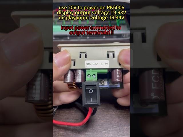 what will happen if you connect input power to output terminals