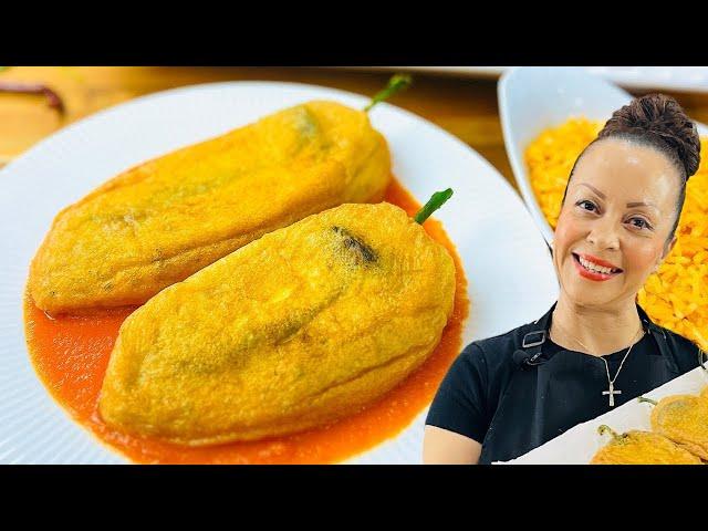 Como Hacer Los MEJORES CHILES RELLENOS Paso a Paso