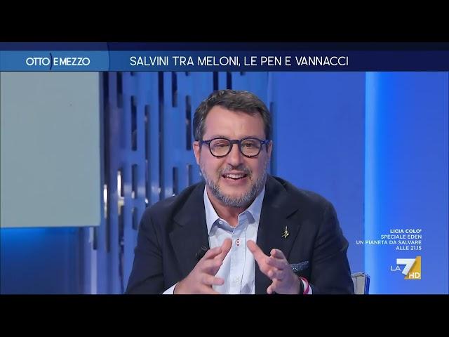 Gruber a Salvini: "Meloni o Tajani?". E il leader della Lega risponde così