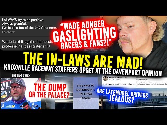 THE IN-LAWS ARE MAD: Jonathan Davenport vs. Knoxville Raceway is becoming a BIG DEAL ... but why?