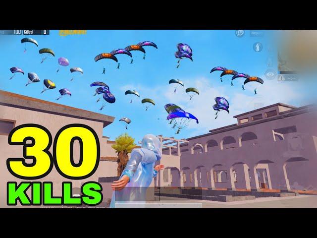 NEW BEST LANDING in MIRAMAR!! | 30 KILLS vs SQUADS | PUBG MOBILE