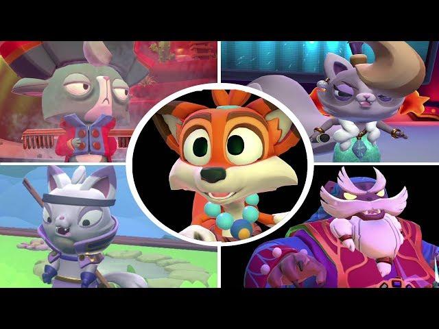 New Super Lucky's Tale All Bosses