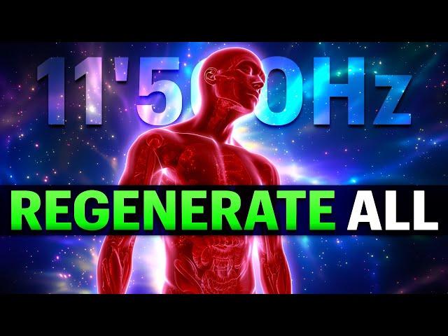 JUST LISTEN  REGENERATE 11'500Hz + 9 Solfeggio HIGH Healing Vibrations