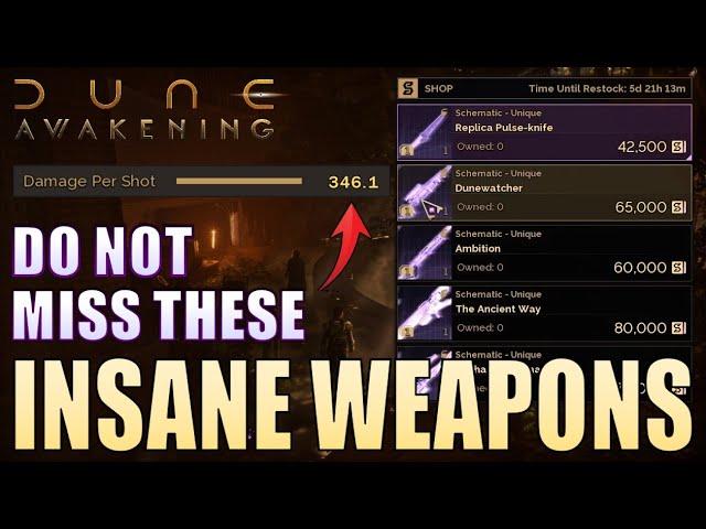 Dune Awakening - Get these FAST! Crazy TOP TIER Weapons for LIMITED TIME! - Landsraad Weapon Vendor!