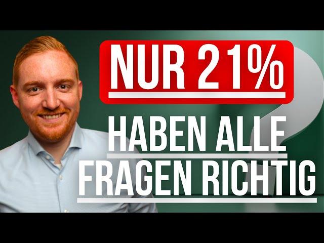 Wie gut ist DEIN Finanzwissen? (Teste es)