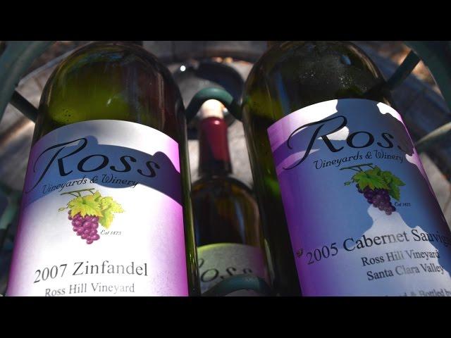 Ross winery and Chesbro Reservoir, Morgan Hill, California