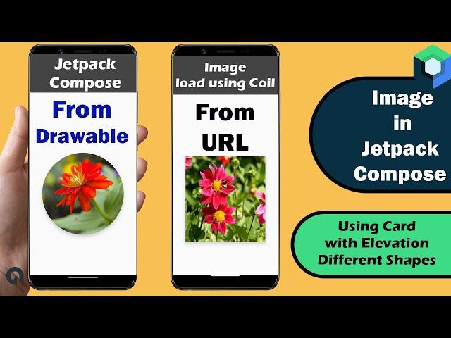 Jetpack Compose image from url | android jetpack compose image from drawable