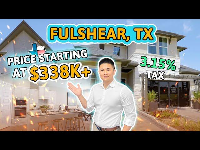 MIND BLOWING NEW HOME Under 400k?! Fulshear TX & Houston TX