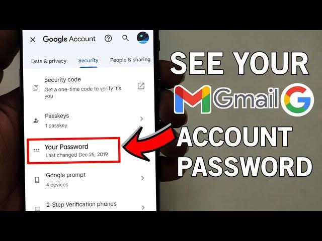 How To See Your Google Account Password if you forgot fix || How to find google password easy 2024