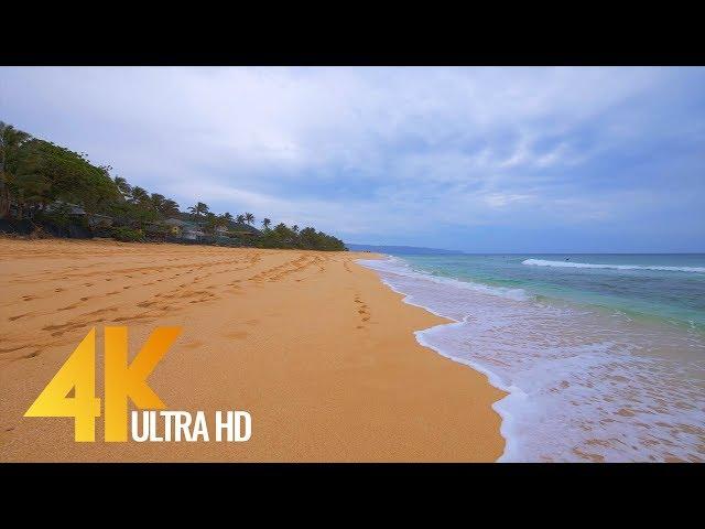 4K Virtual Walk along Sunset Beach, Oahu, Hawaii - 2 Hours video