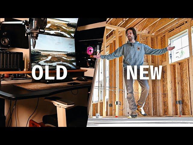 Building My DREAM Home Office Ep. 1 // It's Just Sticks Right Now