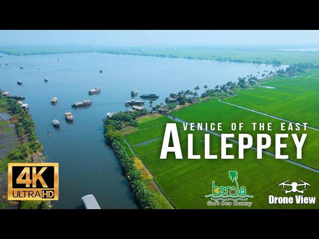 Beauty of ALLEPPY / ALAPPUZHA backwaters - Gods own country - Cinematic Drone video. Part 1