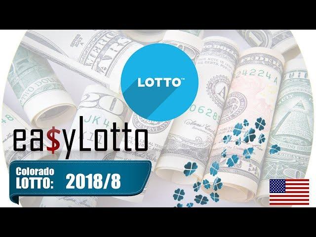 Colorado LOTTO numbers Jan 27 2018