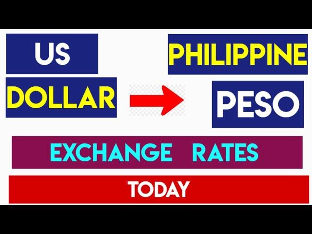 Us Dollar To Philippine Peso Current Money Exchange Rates Today 14 October 2024